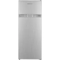 Heinner HF-H2206SE++ Koel-vriescombinatie – 206 L – LED-verlichting – Omkeerbare Deur – Instelbare Thermostaat – Zilver – 5 Jaar Garantie