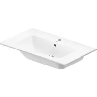 Duravit Starck Me meubelwastafel met 1 kraangat met overloop 83x49cm wit