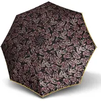 Knirps paraplu 930 Stick Long AC Leaves Amethyst veelkleurig