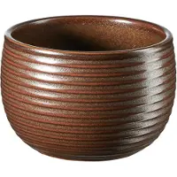 Asa selection Japandi theeschaal, theekopje, theekop, kopje, porselein, bruin, 200 ml, 23081238