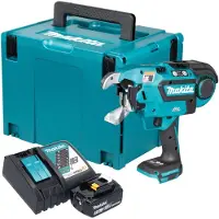 Makita DTR 181 RT1J accu-wapeningsverbinder 18 V 0,8 mm borstelloos + 1x accu 5,0 Ah + oplader + Makpac