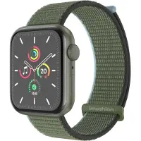 IMoshion Nylon bandje voor de Apple Watch | 44/45/46/49 mm - Dark Olive
