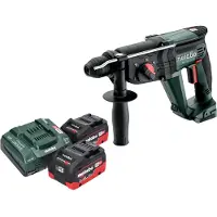 Metabo KH 18 LTX 24 accu combihamer 18 V 2.1 J SDS Plus + 2x LiHD accu 8.0 Ah + lader