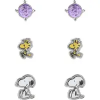 Peanuts Oorstekerset - Snoopy & Woodstock - wit-geel | Maat Standard