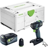 Festool TXS 18-Basic accuboormachine 18 V 40 Nm borstelloos + 1x accu 5,0 Ah + Systainer - zonder oplader