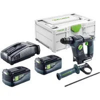 Festool BHC 18-Basic accu-boorhamer 18 V 1,8 J SDS Plus Brushless + 2x accu 5,0 Ah + snellader + Systainer