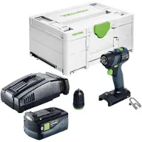 Festool TXS 18-Basic accuboormachine 18 V 40 Nm borstelloos + 1x accu 5,0 Ah + snellader + Systainer