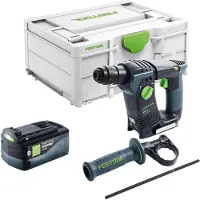 Festool BHC 18-Basic accuboormachine 18 V 1,8 J SDS Plus Brushless + 1x accu 5,0 Ah + Systainer - zonder oplader
