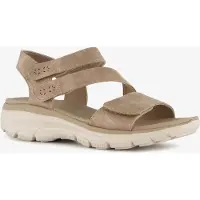 SKECHERS Easy Going - All Day Chic sandalen taupe maat 42