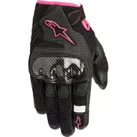 Alpinestars Stella SMX-1 Air V2, handschoenen vrouwen ,zwart/pink ,XL