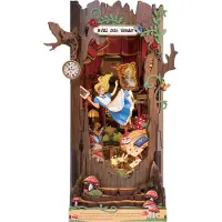 Robotime houten 3D puzzel - book nook - Alice Adventure