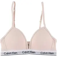 Calvin Klein Underwear BH 'Repeat Logo Triangle Bralette' grijs / rosé / zwart / wit