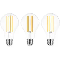 Modee Lighting E27 LED Lamp 17W - 2452lm - 2700K - Warm Wit - LED Filament Globe A70 - Vervangt 150W Halogeen Gloeilamp - 3 stuks