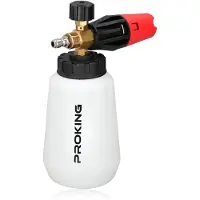 PROKING Snow Foam Cannon - 1/4" quick release - Auto schuim sproeier - Car detailing - Hoogwaardige foam sprayer voor diepe reiniging - Werkt op short gun