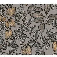 Architects Paper Floral Impression - Grijs - Bloemrijk - 377549