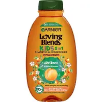 Garnier Loving Blends Kids Abrikoos & Katoenbloesem 2in1 Shampoo & Conditioner 250 ml