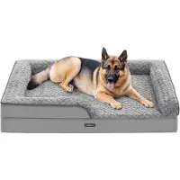 Feandrea - Hondenmand - Orthopedisch Hondenbed voor Grote Honden - Waterdicht Hondensofa - Afneembare Pluche Hoes