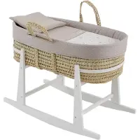 cambrass Abete 39x80x61 Cm Baby Moses Beige Kinderen