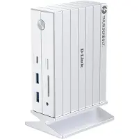 D-Link DUF-E01/E Thunderbolt 4 dockingstation Ondersteunt 8K@30 Hz (1x) / 4K@30Hz (2x), USB-C Power Delivery