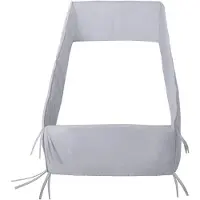 cambrass Liso E 420x30x3 Cm Cot Bumper Zilver Kinderen