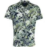 Desoto Heren Overhemden Casual Lido 1/2 - Donkerblauw - Maat S