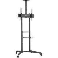 Speaka Professional SpeaKa Professionele TV-wagen 94,0 cm (37) - 177,8 cm (70) - Vloerstandaard, kantelbaar, in hoogte verstelbaar