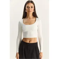 Bianco Basis Crop Top