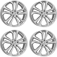 Dezent 4 TA zilveren velgen, 7.0Jx17, 5x112, geschikt voor Seat Alhambra, Altea, Ateca, Exeo, Leon, Tarraco, Toledo