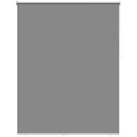 vidaXL Buitenrolgordijn UV-bescherming Lichtgrijs 100 x 230 cm (B x H)