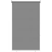 vidaXL Buitenrolgordijn UV-bescherming Lichtgrijs 100 x 230 cm (B x H)