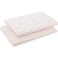cambrass Senda 50x90x12 Cm Fitted Sheet For Mini Crib 2 Units Beige Kinderen