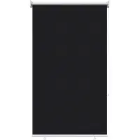 vidaXL Buitenrolgordijn UV-bescherming Zwart 100 x 230 cm (B x H)