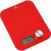 Zassenhaus Digitale Keukenweegschaal ECO ENERGY, rood