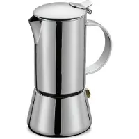 Cilio Aida CI-342239, Espresso pot, Zilver