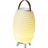 Kooduu Synergy 35 Wijnkoeler met Bluetooth speaker en LED lamp | 41 cm | Draagbaar & oplaadbaar | Wit