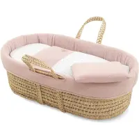 cambrass Plumeti 39x80x25 Cm Baby Moses Roze Kinderen