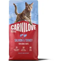 Carnilove zalm en kalkoen kattenvoer 6 kg