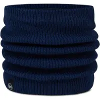 Buff - Kid's Knitted & Fleece Neckwarmer Lany - Halsdoek One Size, blauw