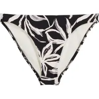 Marc O'Polo Bikinibroek ' Abstract Floral ' zwart / wit