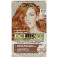 L'Oréal Excellence Crème Universal Nudes Permanente Haarkleuring 8UR Universeel Licht-Koper
