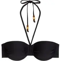 Marc O'Polo Bikinitop ' Abstract Floral ' zwart