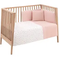 cambrass Calma 100x140x3 Cm Crib Duvet Cover 2 Units Roze Kinderen