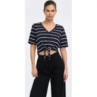 ONLY Shirt 'ONLSUMMER' donkerblauw / wit