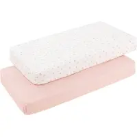 cambrass Calma 60x120x17 Cm Crib Fitted Sheet 2 Units Roze Kinderen