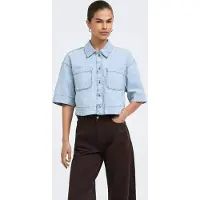 ONLY Blouse 'ONLCleo' blauw denim