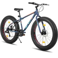 Hiland Hybrid Fiets - 700C - 21 Versnellingen - Racefiets / Stadsfiets - Mechanische Schijfremmen - Heren & Dames - Commuter Bike