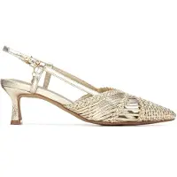 Xti Dames Schoenen 145301 goud (39), Goudkleurig, 5 tot 8 cm, Gesp, Casual, Feest 14530101-ORO