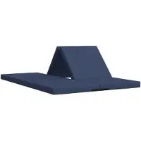 vidaXL Vouwbare Sofa Bed 140 x 67 x 15 cm Blauw