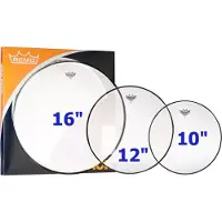 Remo Emperor Coated Tom Pack - 10 12 16" Heads