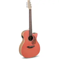 Applause Elektro-Akoestische Gitaar Jump Om Cutaway Electro Peach